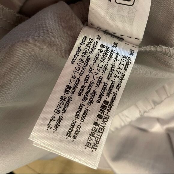 Zara Gray Satin Zip Front Cargo Pant High Rise XS NWT - Picture 6 of 6